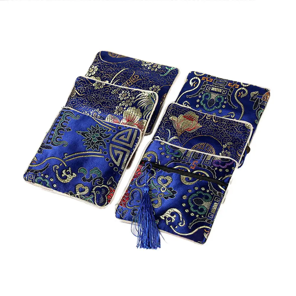 Высококачественные, традиционные шелковые дорожные сумки классические китайские вышитые украшения упаковка сумка органайзер сумки