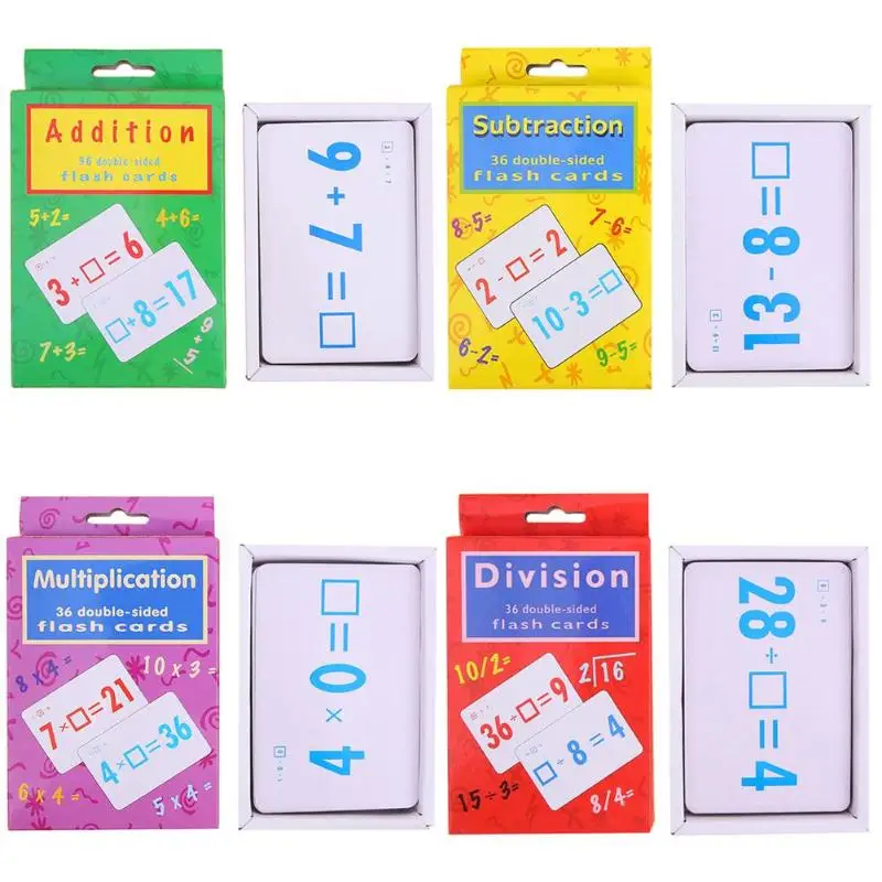 Los niños Montessori Educativos aritmética tarjetas digitales de los niños de la primera infancia juguetes Educativos aritmética tarjetas enseñanza SIDA