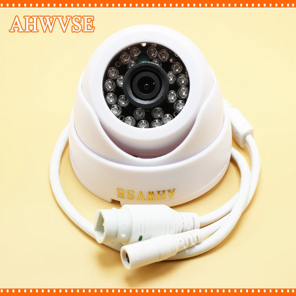 2 8 мм IP камера с широким обзором 720P 1080P купольная для помещений IR Lens 2MP CCTV