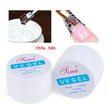 Hot Pink White Clear 3 Color Options UV Gel Builder Gel Extend Nail Art Tips For Gel Nail Polish Manicure Extension