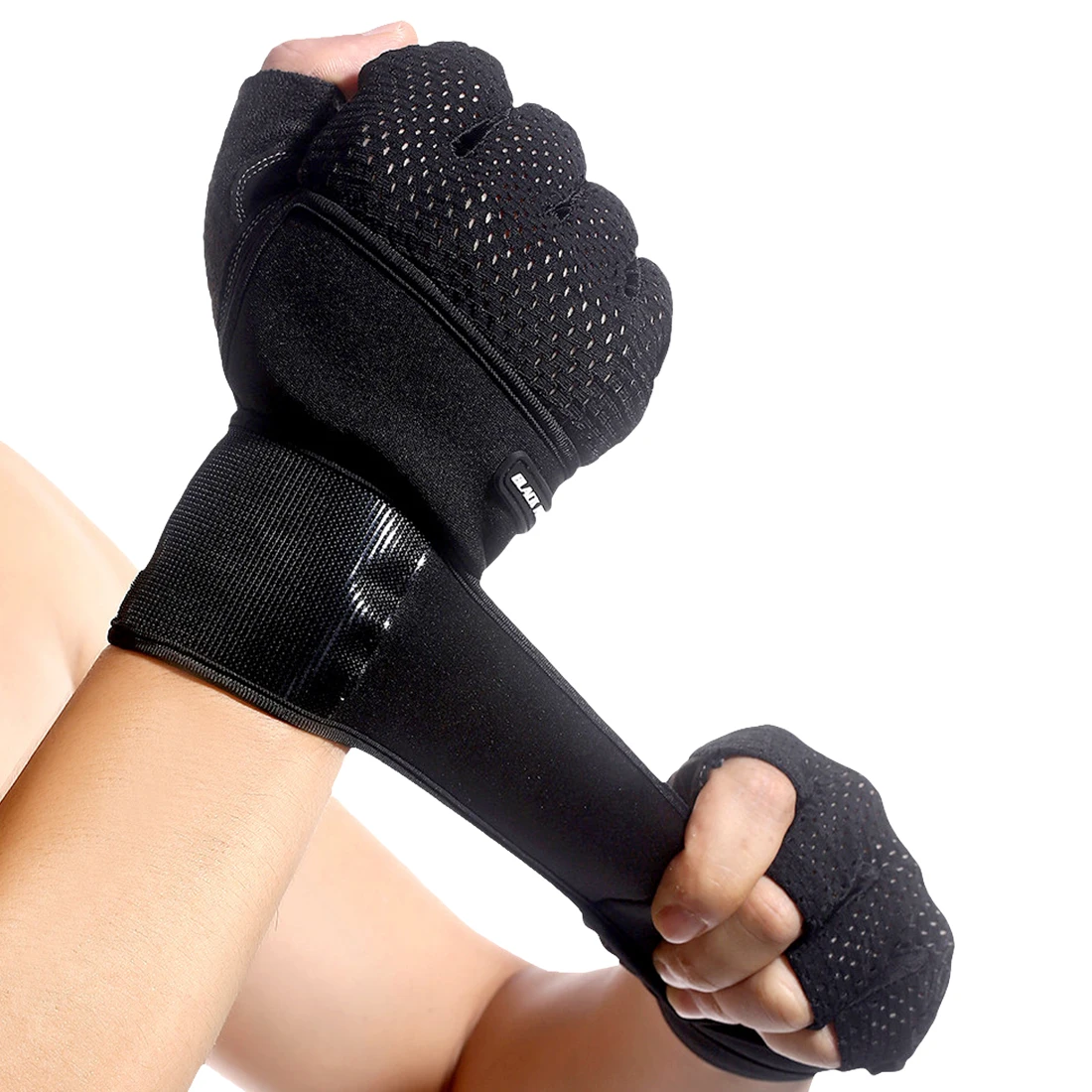 Men Gym Body Building Training Brand Fitness Gloves Sports Equipment Weight lifting Workout Exercise Luvas breathable Wrist Wrap