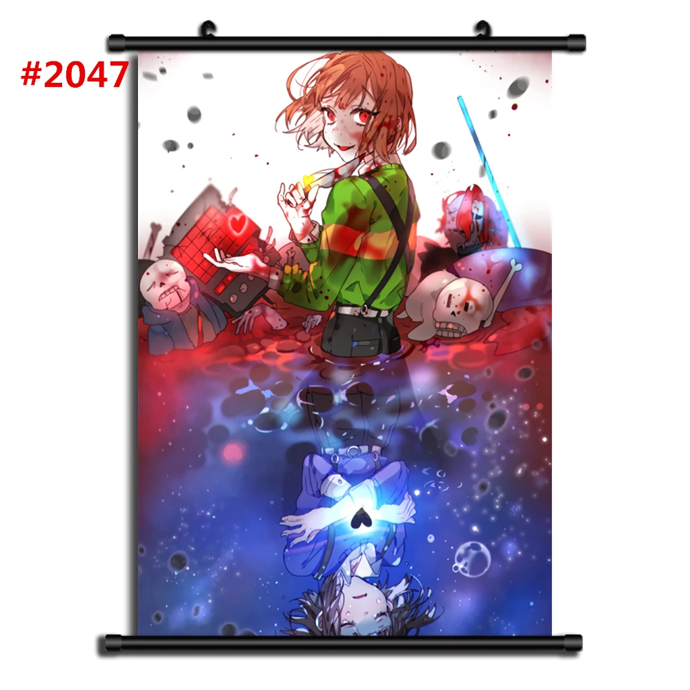 Игра Undertale Sans Аниме Манга настенный плакат свиток домашнее украшение настенный плакат художественного фильма - Цвет: 2047