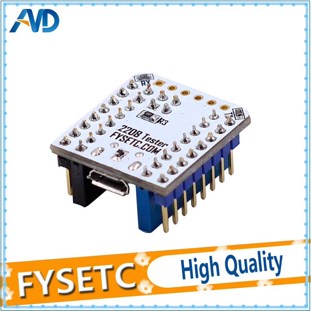 

2pcs TMC2208 Tester With Stackable Headers Test Or Flash Parameter Modes Of TMC2208 Operation On USB To Serial Adapter