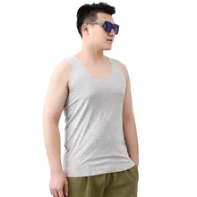 Крутой мужской жилет с u-образным вырезом, Модальная Повседневная Домашняя одежда, верх для сна, летняя свободная ночная рубашка, белье, размер XL-6XL