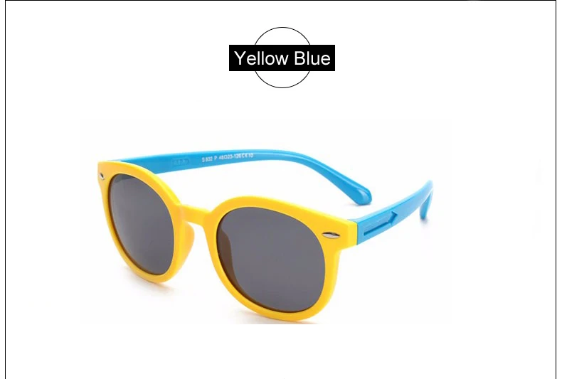 Ralferty очки детские для мальчиков и девочек, поляризованные солнцезащитные очки, очки для ребенка гибкие резиновые очки детские очки для Спорт на открытом воздухе Oculos 832