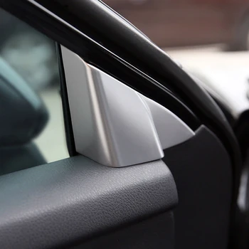 

ABS Matt Interior Front Door A Pillar Triangle Cover Trim 2 PCS For Toyota Camry XV70 2018
