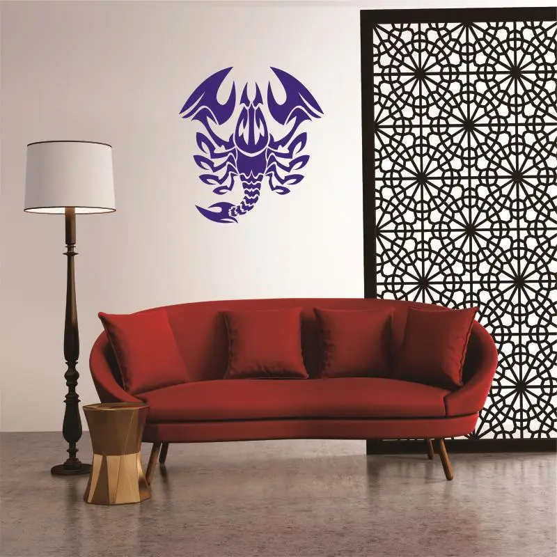 Dctal Twelve Constellation Sticker Logo Decal  Vinyl Wall Decals Pegatina Quadro Parede Decor Mural Sticker Scorpio. 2