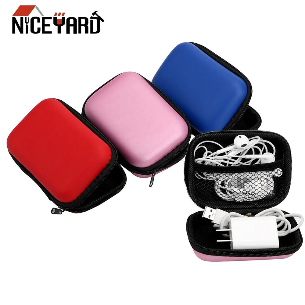 

Travel Kit Case Pouch Earphone Bag For USB Cable Earphone Digital Storage Bag Multifunction Electronics Accessories Organizer