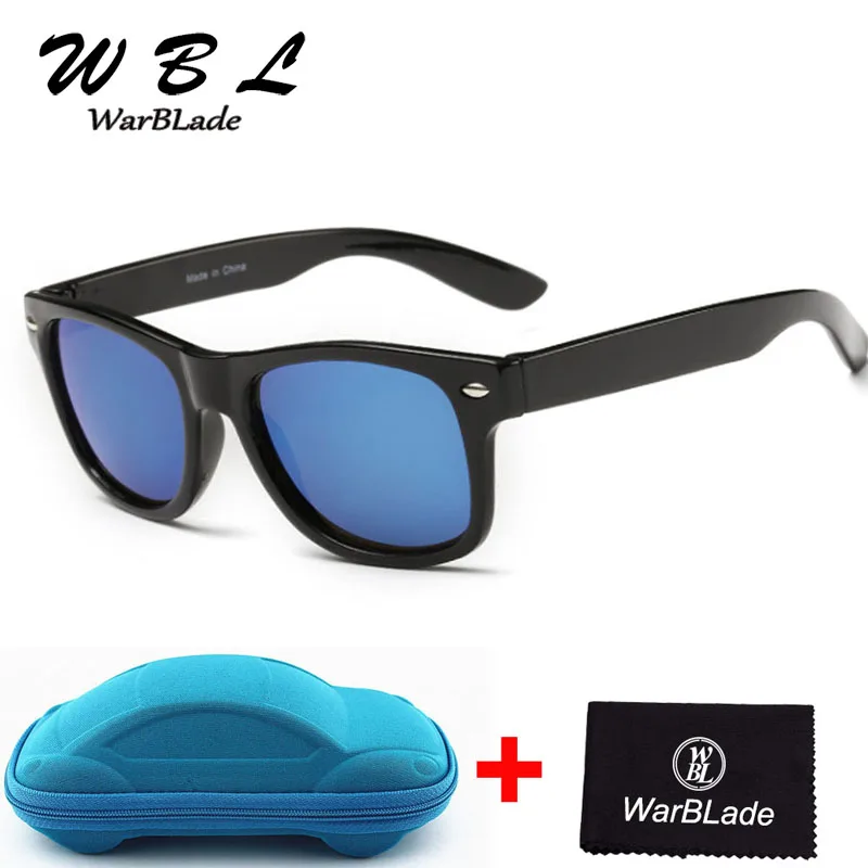 WarBLade Children Gift Cool Sunglasses for Kids Sun Glasses for Children Boys Girls Sunglass UV 400 Protection with Case