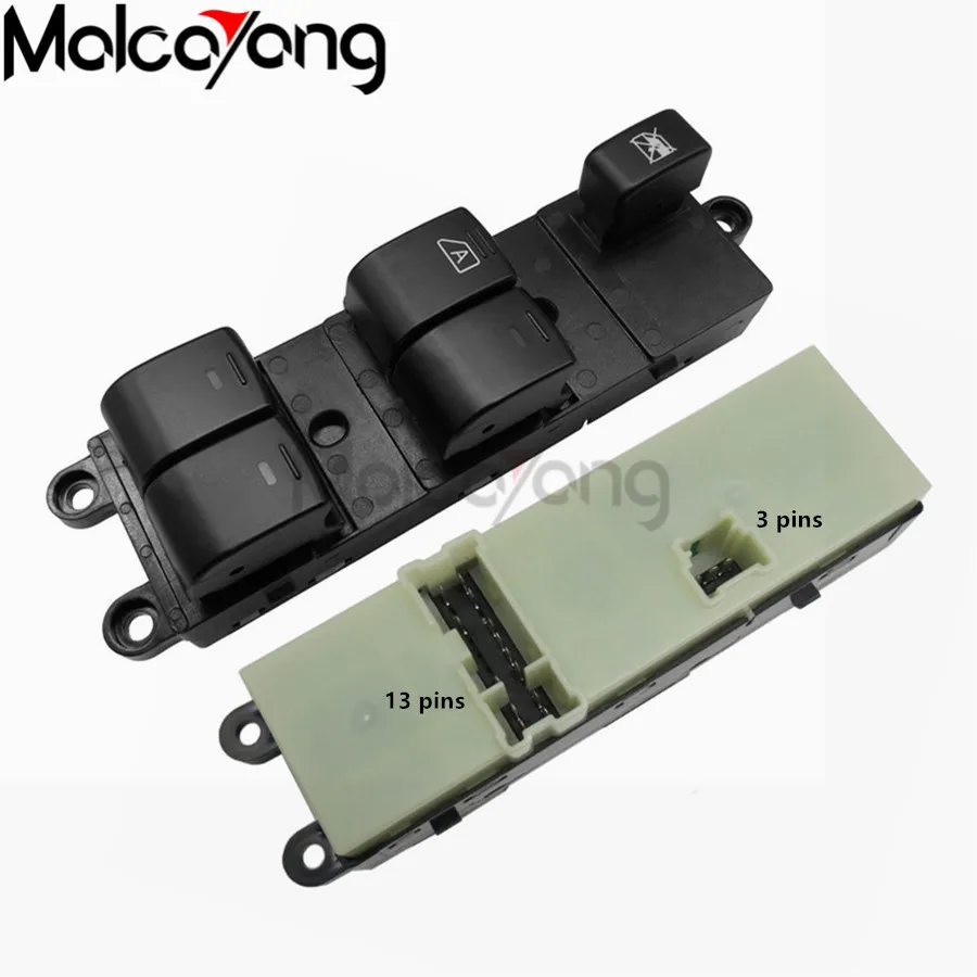 

Brand New for 25401-EB30B 25401EB30B Front Left Master Electric window lifter switch for Nissan Navara D40 04-16 25401-BB65B