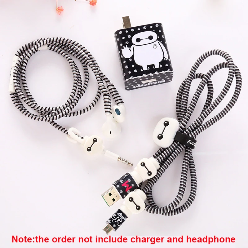 Для huawei mate 9 кабель протектор USB зарядное устройство наклейка наушники Sprial шнур протектор для mate 9 Pro/P10/P10 Plus рукав Защита