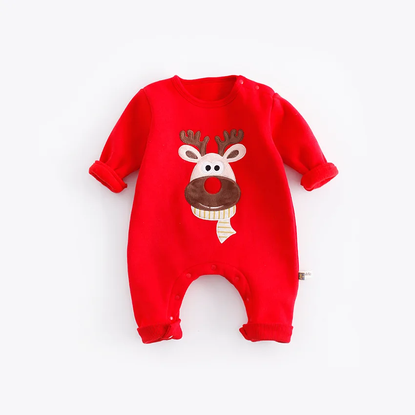 

AUUO 2017 Winter Christmas Baby Romper For 0-18 Months For Christmas Gift