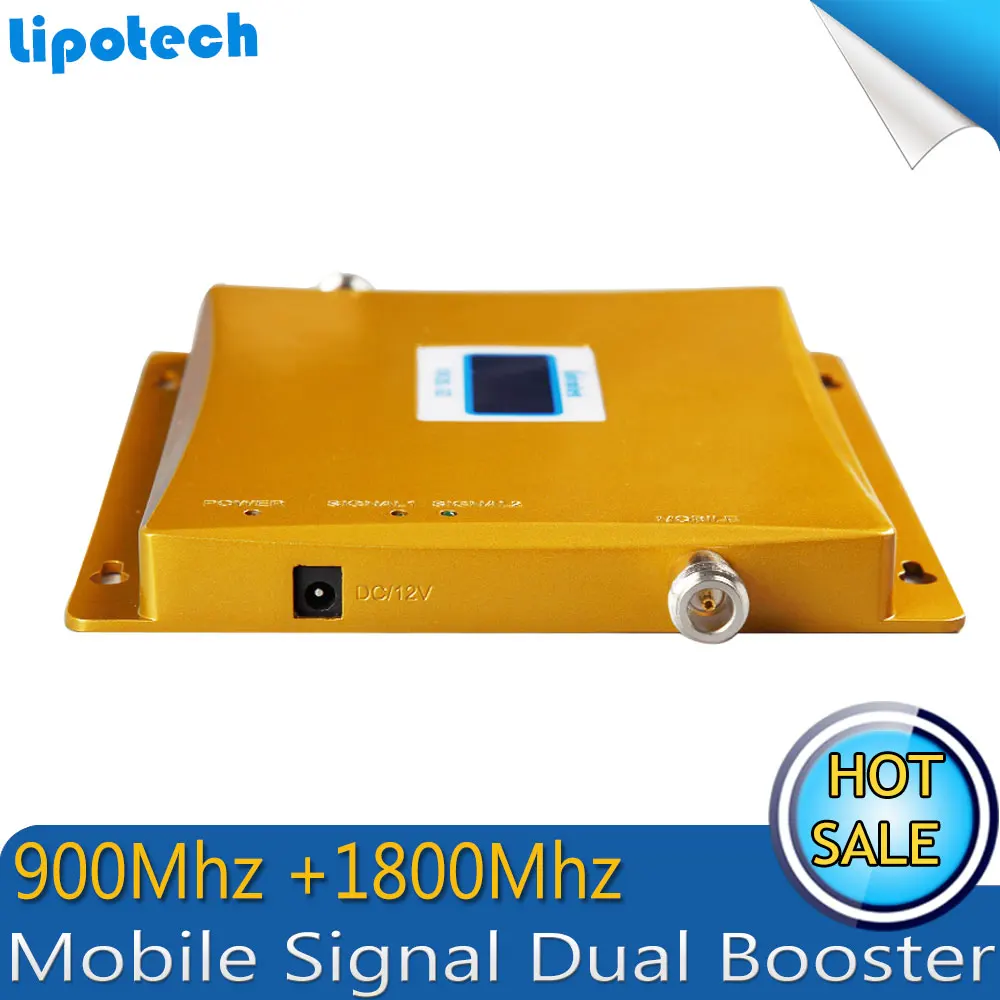 ЖК дисплей! 4G LTE 1800 МГц 2G GSM 900 двухдиапазонный ретранслятор DCS усилитель