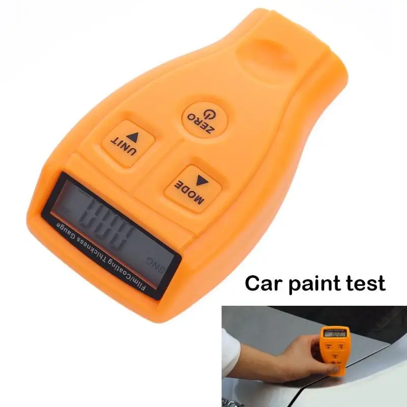 GM200 покрытие измеритель толщины покрытия тесты er ультразвуковая пленка мини автомобиль краски измерения толщиномер