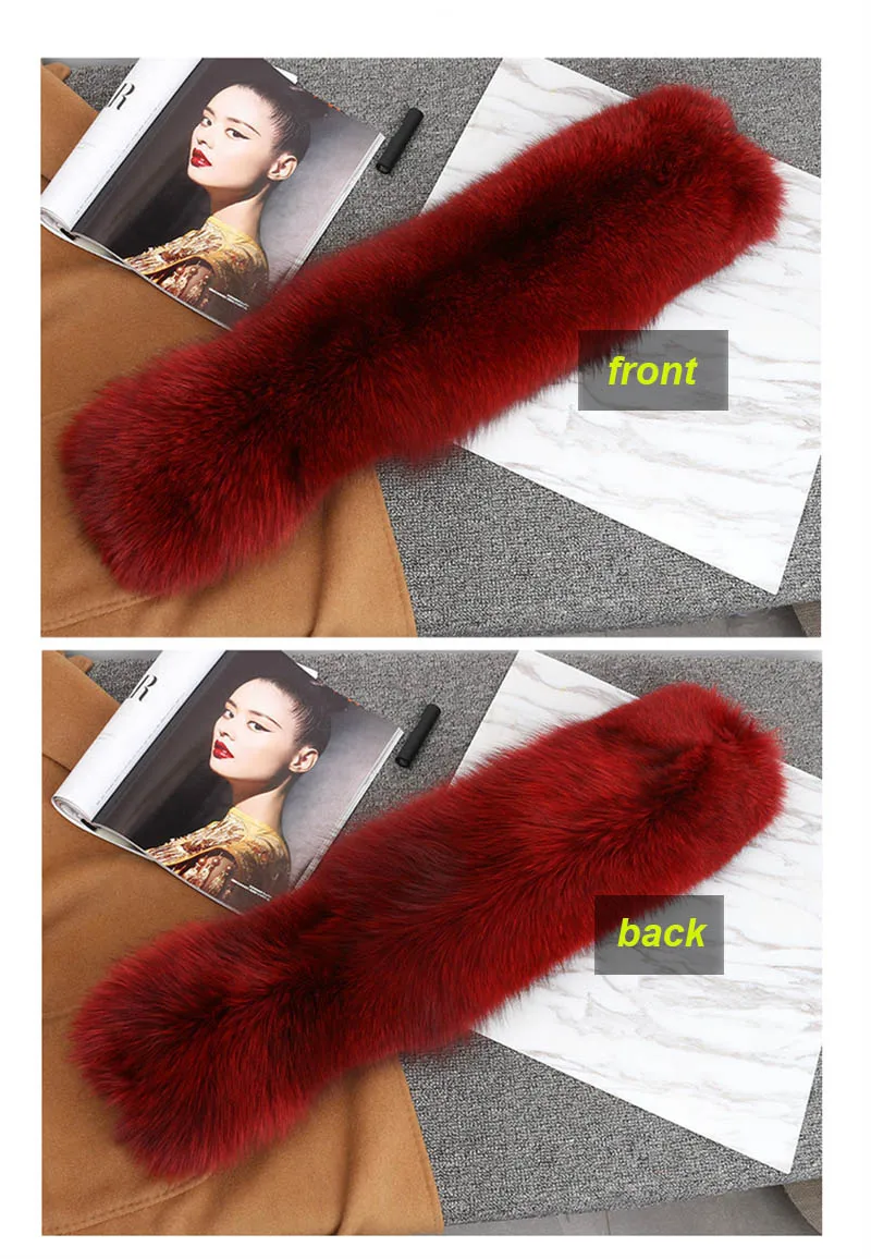 fox fur scarf silver fox 6