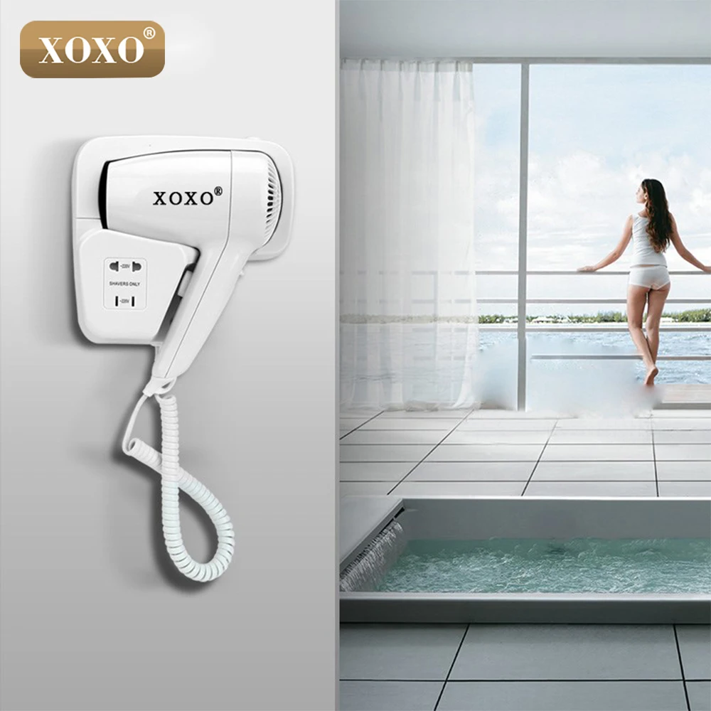 XOXO Hotel bathroom home bathroom hair dryer dry skin hanging wall hanging hair dryer for 220v