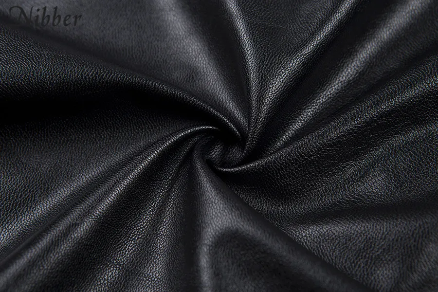 Nibber женское весеннее готическое стильное черное платье из искусственной кожи на молнии Новая мода декоративная металлическая цепь платье без рукавов для девочек в стиле панк