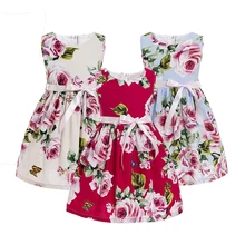 Одежда для детей; летнее стильное платье с цветочным узором для девочек; Одежда для девочек-подростков; вечерние платья для девочек; платье для подростков