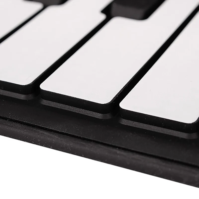 Профессиональный 88 ключ Midi электронная клавиатура рулон пианино силиконовая Гибкая с педалью#8