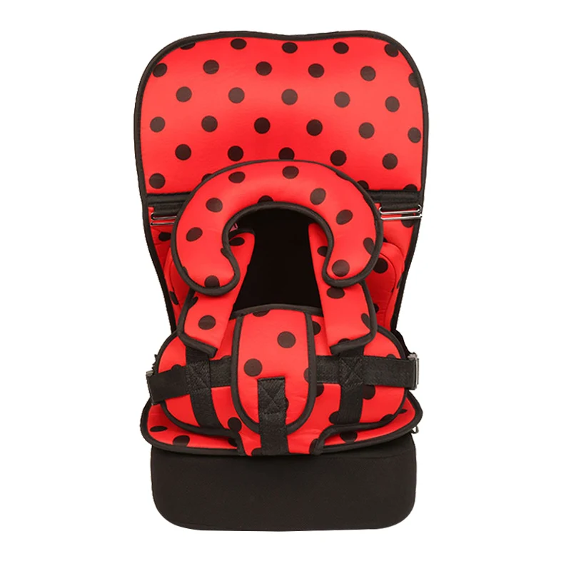 Уплотненная подушка для От 3 до 7 лет, защищающая ребенка, подушка безопасности для сидения, регулируемый детский коврик для путешествий, 7 цветов, безопасные сиденья для младенцев - Цвет: jinguizi Large