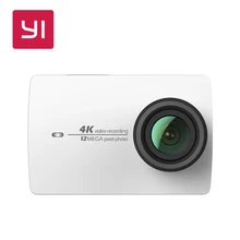 YI 4K Action Camera White 2.19″LCD Tough Screen 155 Degree EIS Wifi Black International Edition Ambarella A9SE75 12MP CMOS
