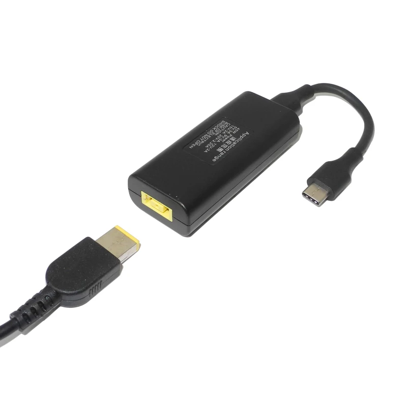 

Intelligent Smart Dc Power Adapter Connector Converter Square Plug Jack Female to USB Type-C Male for Laptop Desktop PC
