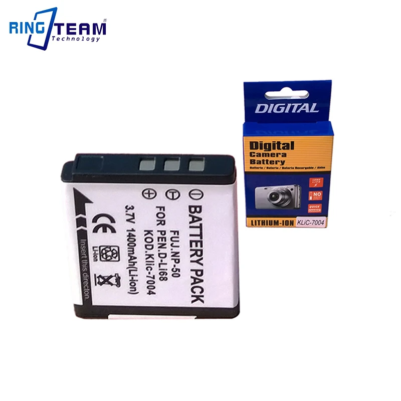 2 шт./лот NP50 NP-50 FNP50 Аккумуляторы для цифровых камер Fujifilm F300 F305 F500 F505 F550 F600 F605 F660 F665