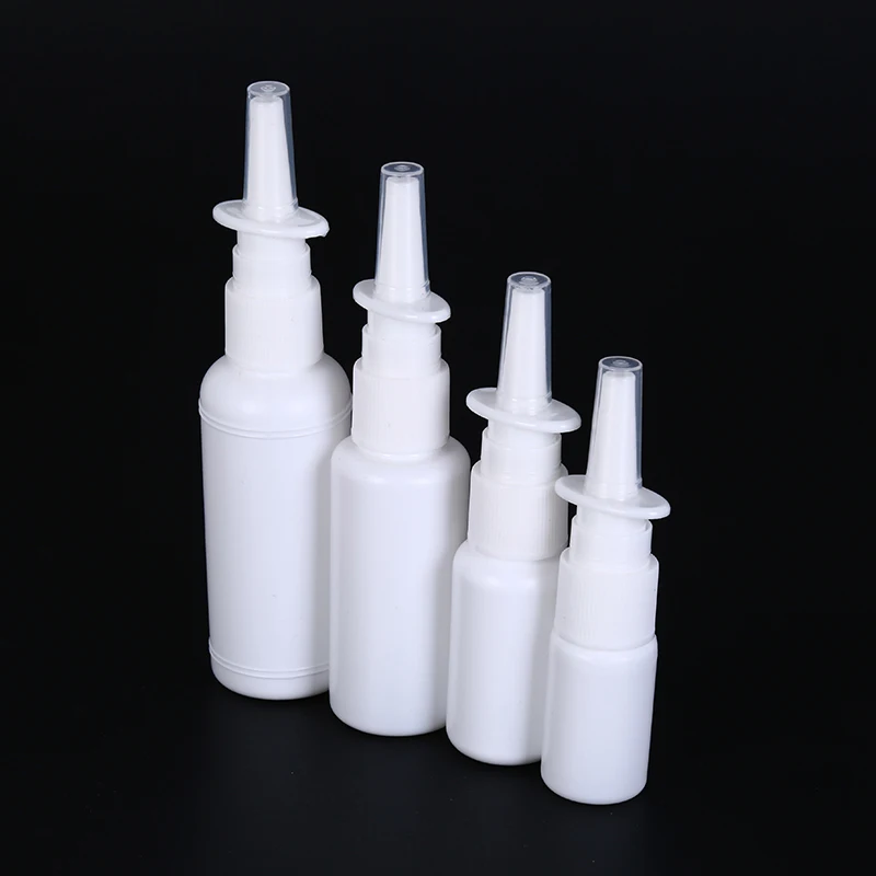 5Pcs Portable Plastic Spray Bottle Makeup Moisture Atomizer Pot Fine Mist Sprayer Bottles Hairdressing Tools 10ml 20ml 30ml 50ml