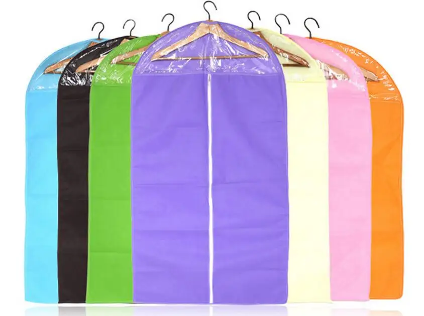 

5 pieces Storage Bag Case for Clothes Garment Suit Coat Dust Cover Protector Wardrobe Storage Bag for Clothes Organizador new