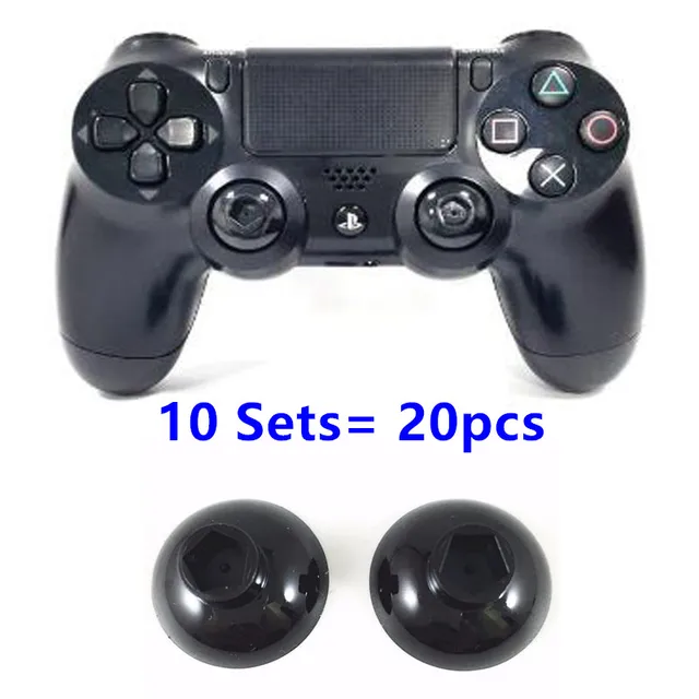 아날로그 조이스틱의 버튼, 탈착식 썸 스틱, 플레이 스테이션 4 PS4 프로 슬림 Xbox one용 엄지 스틱 패드 베이스, 10 세트, 20 개