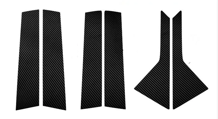 Car Styling Fit Per Peugeot 2017 2018 3008 Gt Linea Di Accessori Nero B Pilastro Messaggi Adesivi Di Carbonio Finestra Trim Sticker