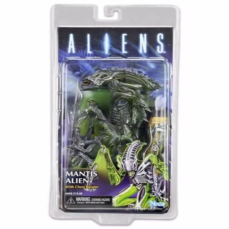 Aliens vs фигура хищника серии queen Face Hugger Mantis Gorilla Alien ПВХ фигурка игрушка кукла подарок - Цвет: Mantis Alien