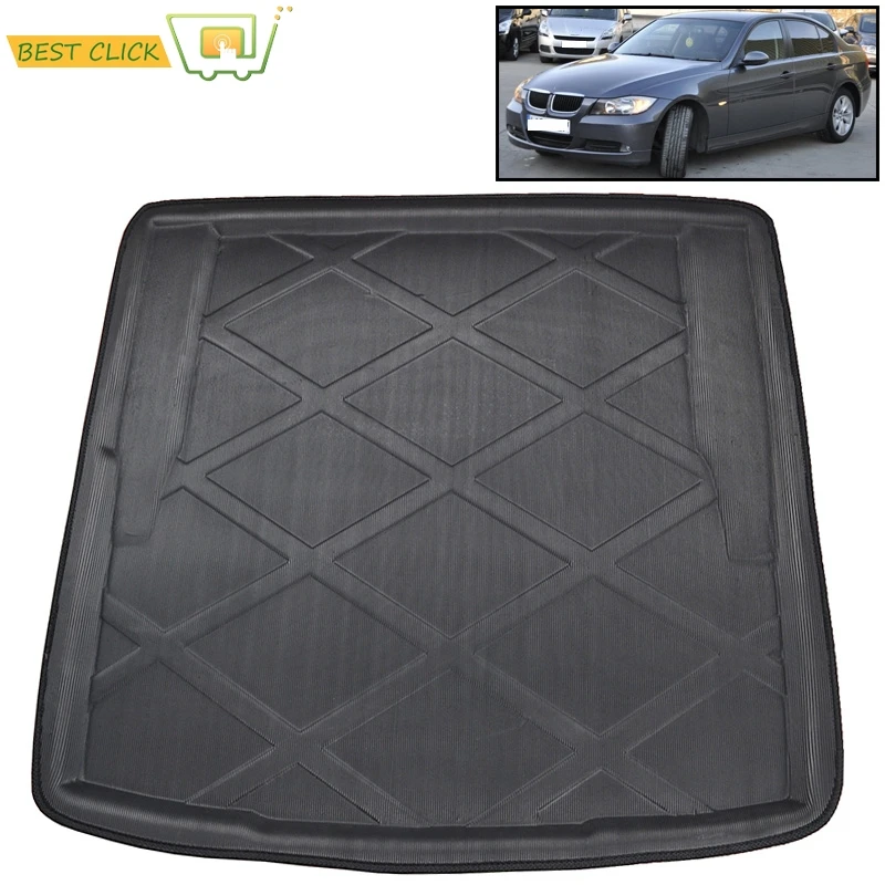 

For BMW 3 Series E90 Sedan E92 Coupe 2005-2011 Tailored Cargo Liner Rear Trunk Mat Boot Tray Protector Mud Kick Mats