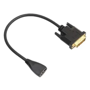 

DVI-D Male 24+1 pin to HDMI Female 19-pin HD HDTV Monitor Display Adapter Cable