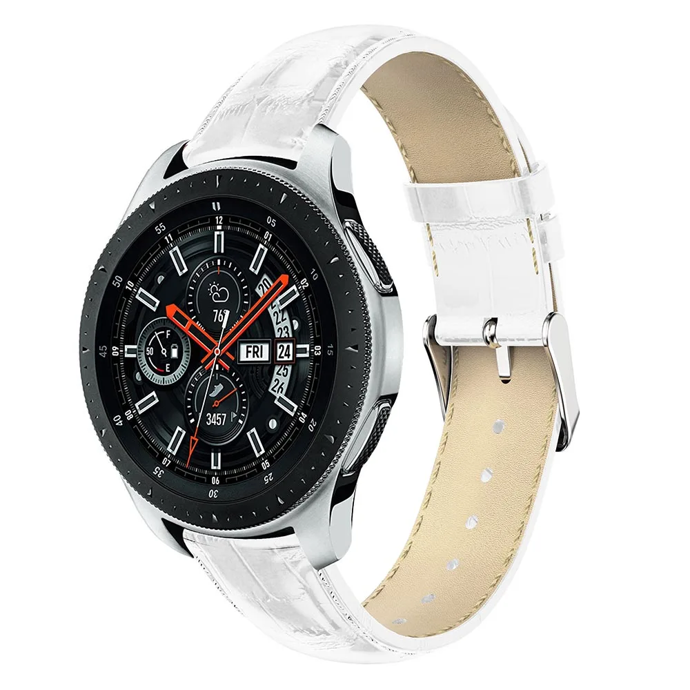 Для samsung Galaxy Watch 46 мм кожаный ремешок для часов samsung Galaxy Watch 46 мм ремешок для часов Замена спортивных ремешков