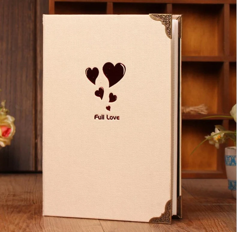 

200 Sheets Cute Family Memory Wedding Photo Album Picture Storage Paper Gifts Home DIY Graduation Practical Craft Insert Page