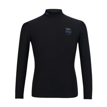 

2018 PGM Golf Jersey Warm Slim High Elastic Anti-static Blouse for male Golf Undershirt with color Black White Grey Size M-XXL