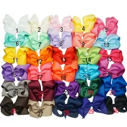 

Fashion Girls Grosgrain Ribbon Hair Bow With Clip Handmade Hair Bows Girls Hairpin Baby Hair Accessories CNHBW-14091802