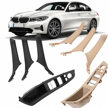 

Car Inner Handle ABS+PC Advanced Material For BMW 5 Series F10 F11 F18 Left Hand Drive LHD Interior Handle Panel Pull Trim Cover