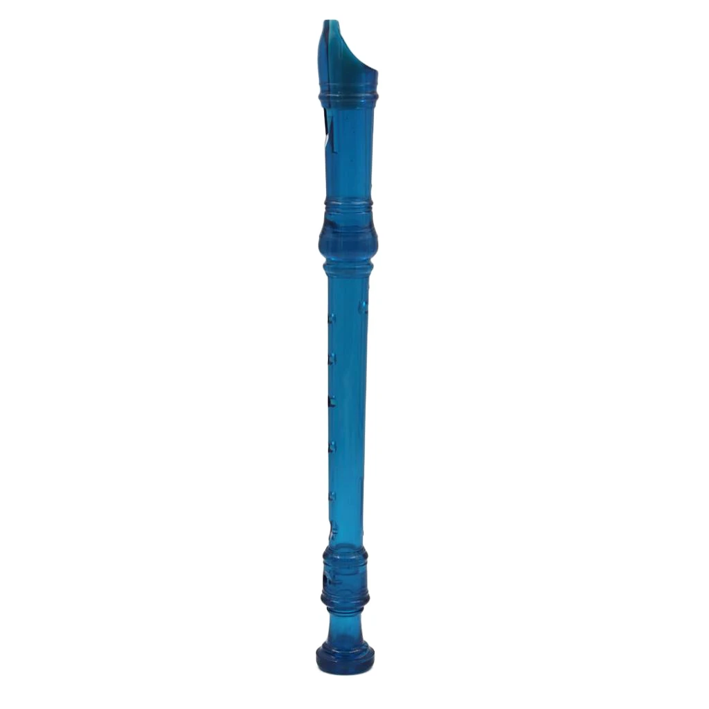 8 Holes Soprano Descant Recorder Flute with Cleaning Rod for Beginner Kids Children Performance Musical Instruments
