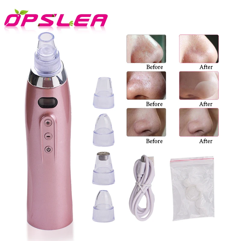 

Electric Blackhead Removal Equipment Black Head Cleaner Acne Skin Care Cosmetic Tightening Skin Beauty Instrument Set Facial Oil