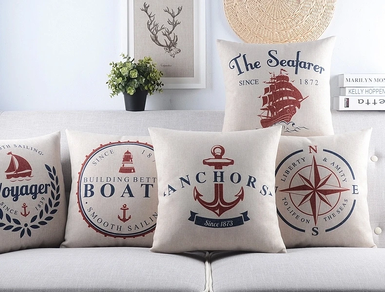 Mediterranean Seafarer Since 1872 Voyager Boats Anchors Letters