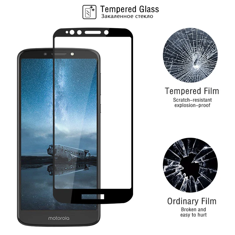 Для Motorola Moto E 5th защита от отпечатков пальцев жесткая стеклянная пленка для E5
