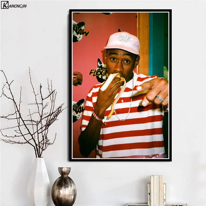 Тайлер создатель плакат хип-хоп рэпер певец звезда плакаты и принты Холст Живопись стены Искусство Картина гостиная домашний декор - Color: 016