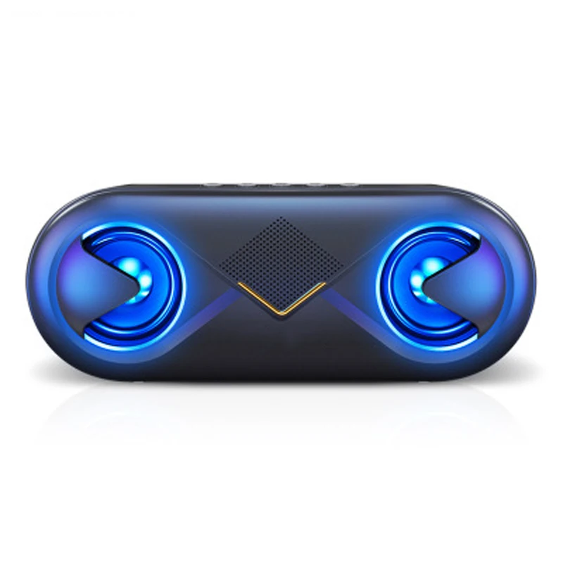 

New Wireless portable bluetooth speaker led subwoofer 4D HIFI Stereo bass loudspeaker desktop PC sound box USB mp3 music column