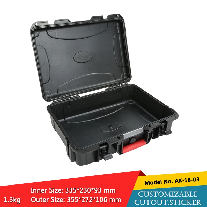 IP67 Hard Plastic Waterproof Carrying Case with foam storage case (3)