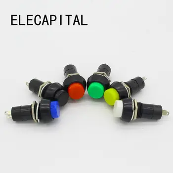 

6PCS Momentary Pushbutton Switch 3A 250V AC 12mm