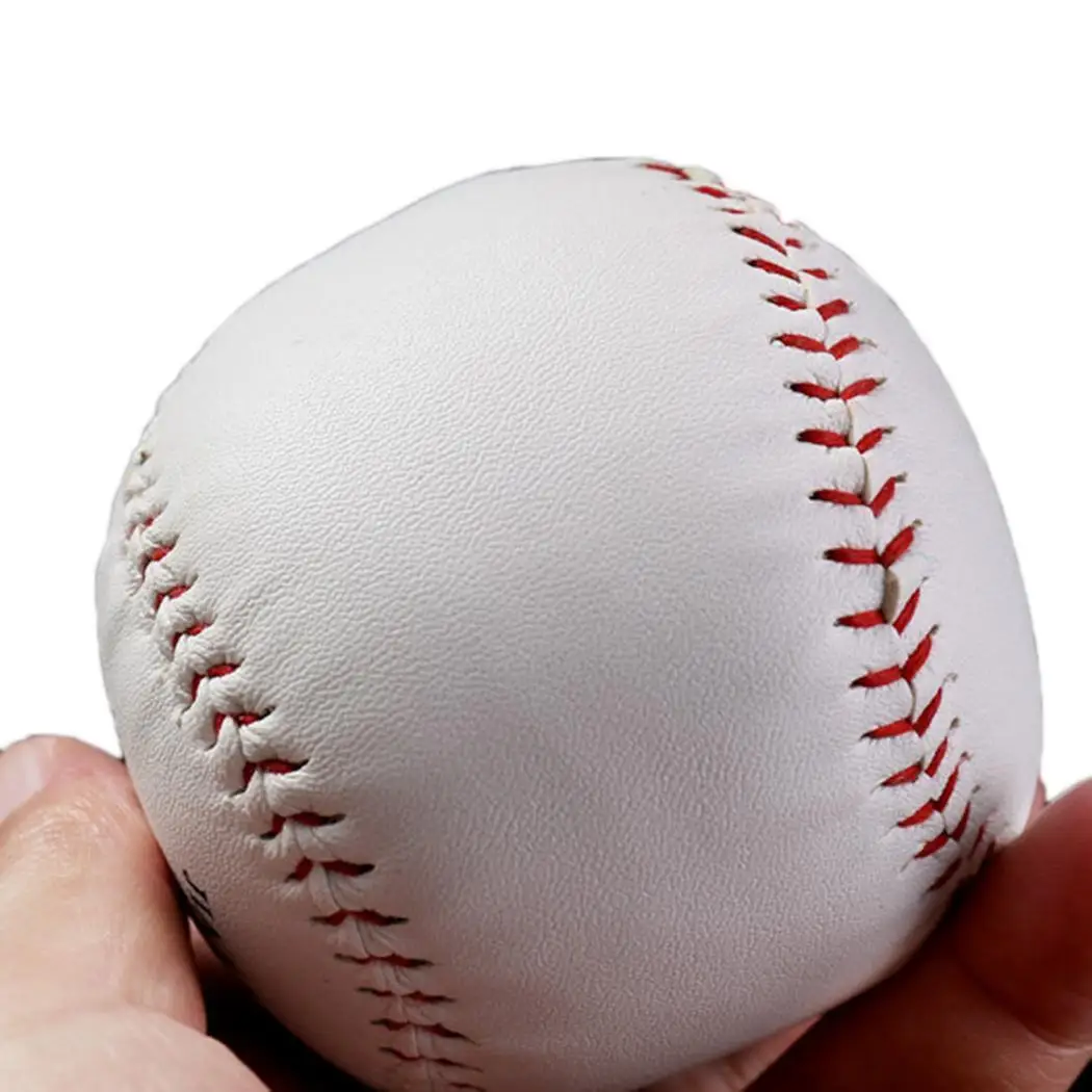 Новинка 1 шт. универсальные Baseballs ручной работы искусственная кожа верхняя