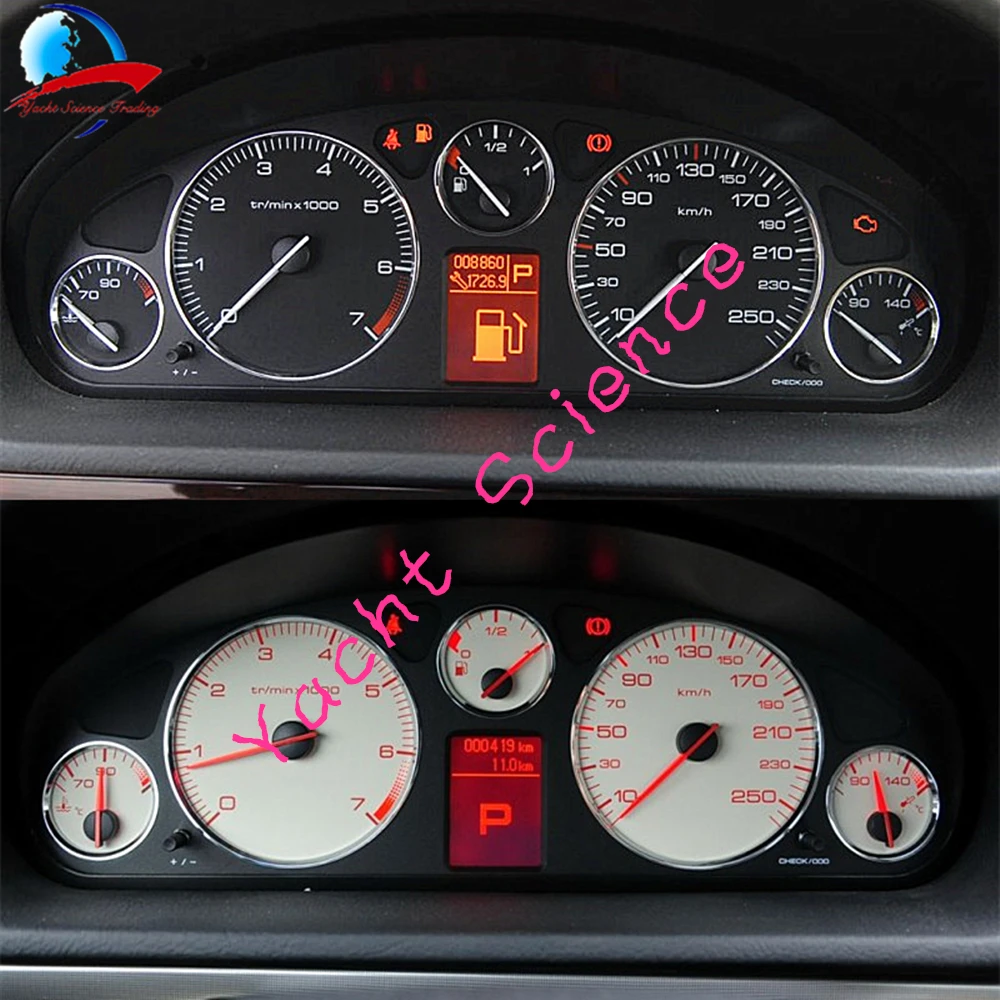 Инструмент кластер Замена автомобиля ЖК экран монитор для Peugeot 407 407SW купе VDO