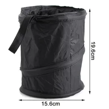 1 шт. Мини-Автомобильный складной мешок для мусора, герметичный мешок для мусора с боковым карманом